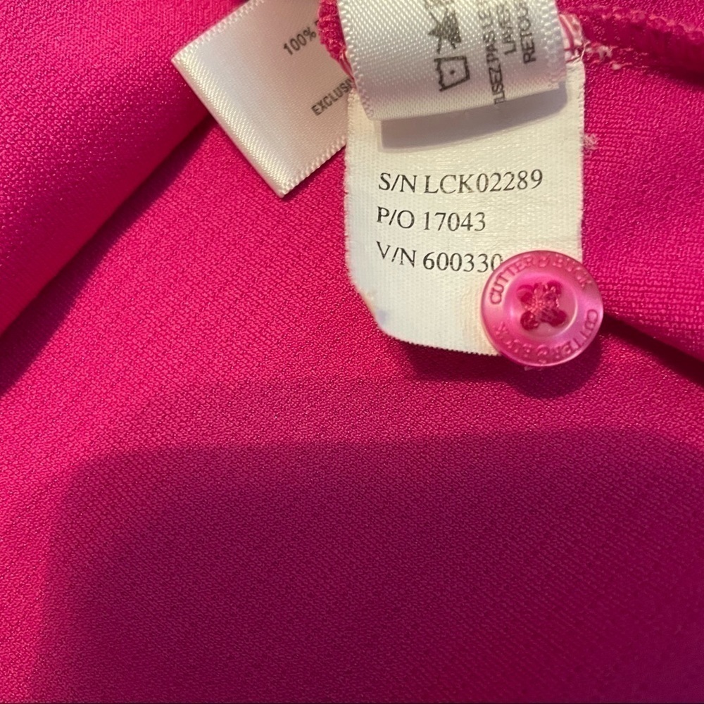 Cutter & Buck Dry Tex Women’s Moisture Wicking 30 UPF Polo Golf Shirt Sz. M - Picture 13 of 14